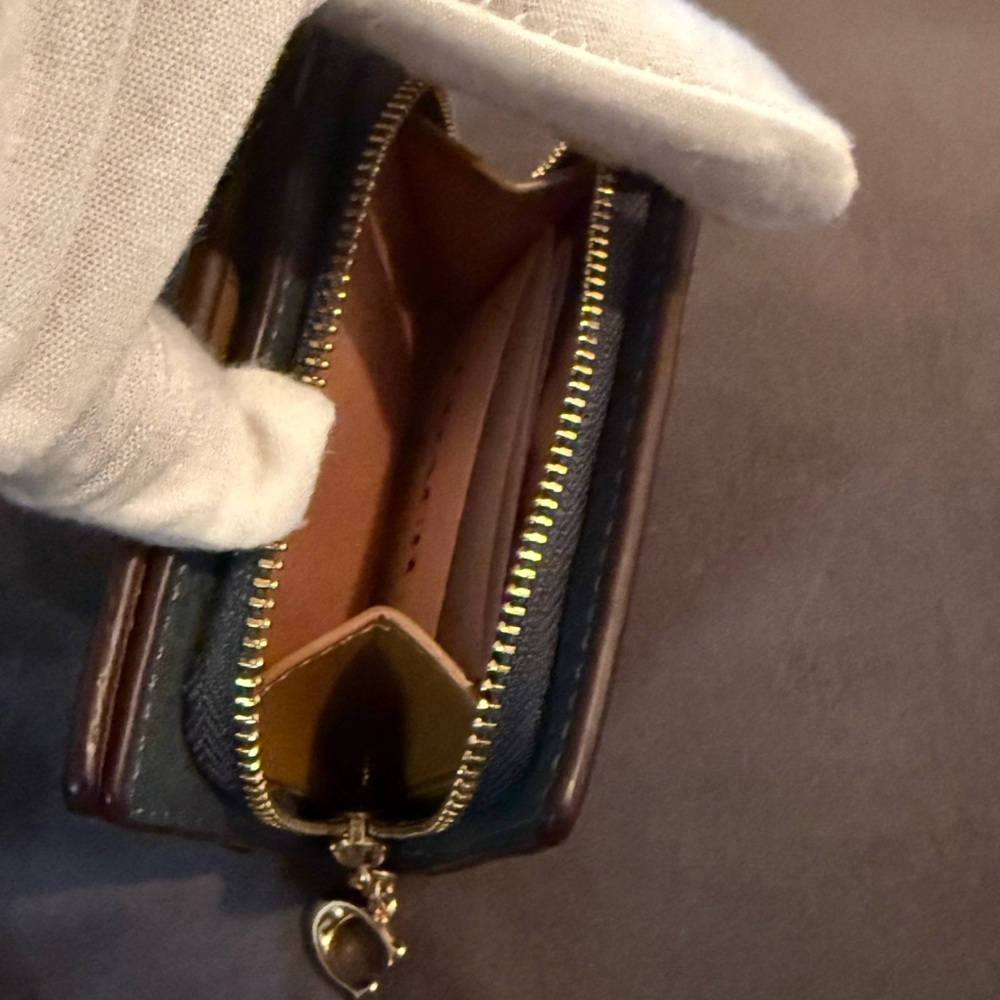 NWT Coach Women's Snap Wallet in IM/ Dark Denim  style # C2862 IML61 - Picture 6 of 15